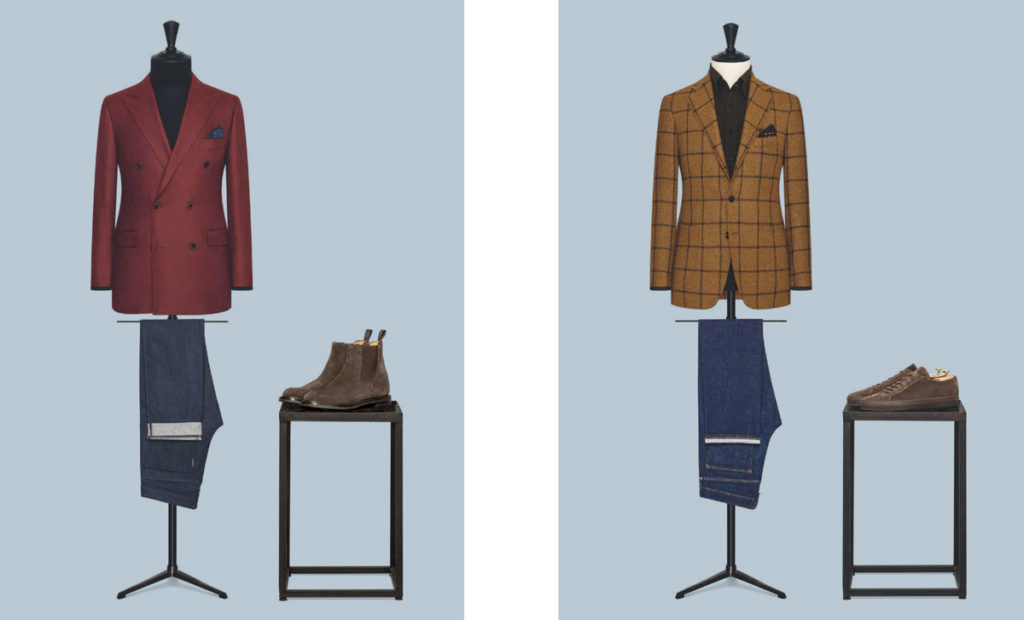 jeans sur mesure prêt-à-porter