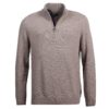 BARBOUR HOLDEN HALF ZIP JUMPER GREIGE