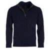 BARBOUR HOLDEN HALF ZIP NAVY