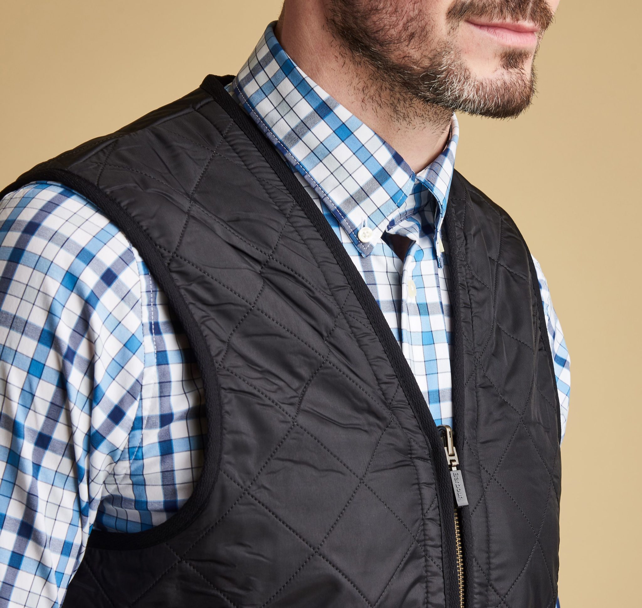 Gilet D'équitation NOEL ASMAR Femme – Bleu Matelassé, Taille S, Zip Intégral