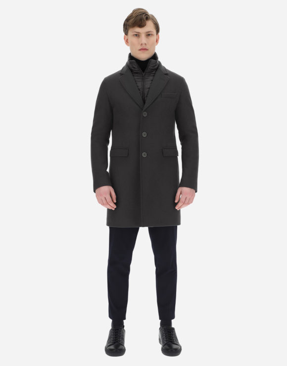 Manteau en laine Anthracite - Herno