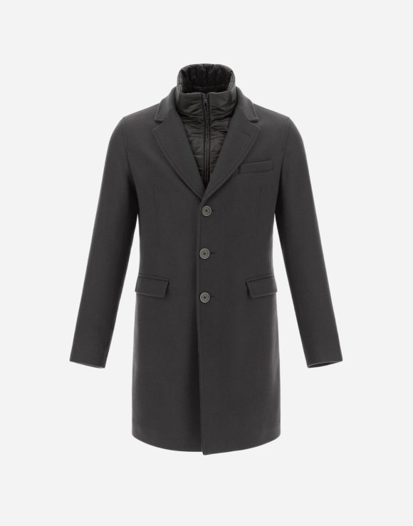 Manteau en laine Anthracite - Herno