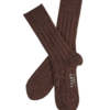 chaussettes marron keitel