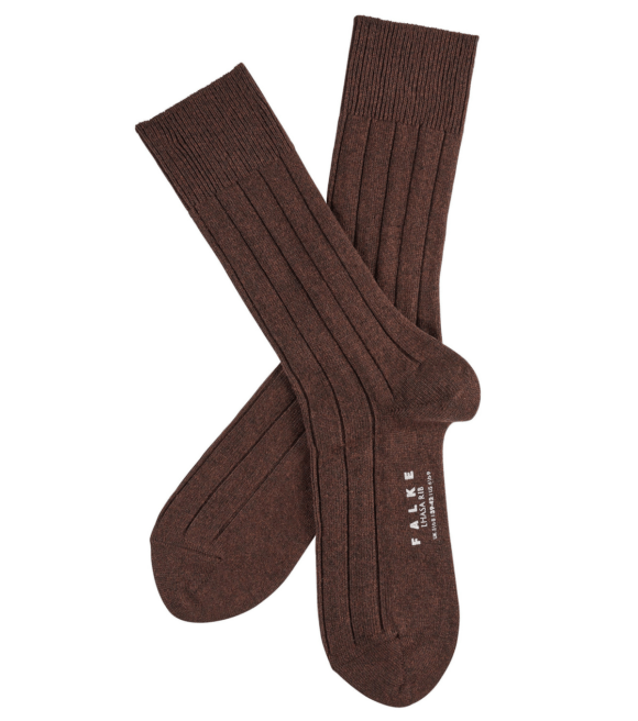 chaussettes marron keitel