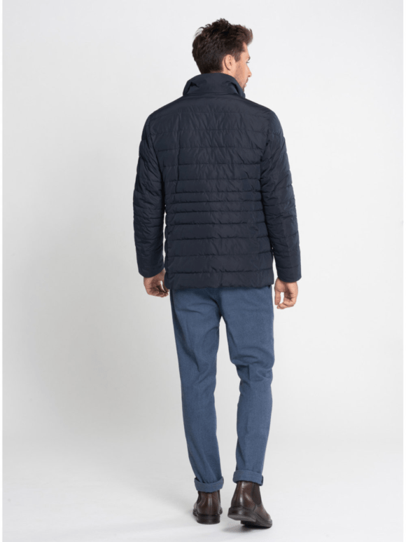 SCHNEIDERS PARKA MATELASSE COL FOURRURE AMOVIBLE NAVY