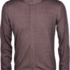 cardigan zip marron