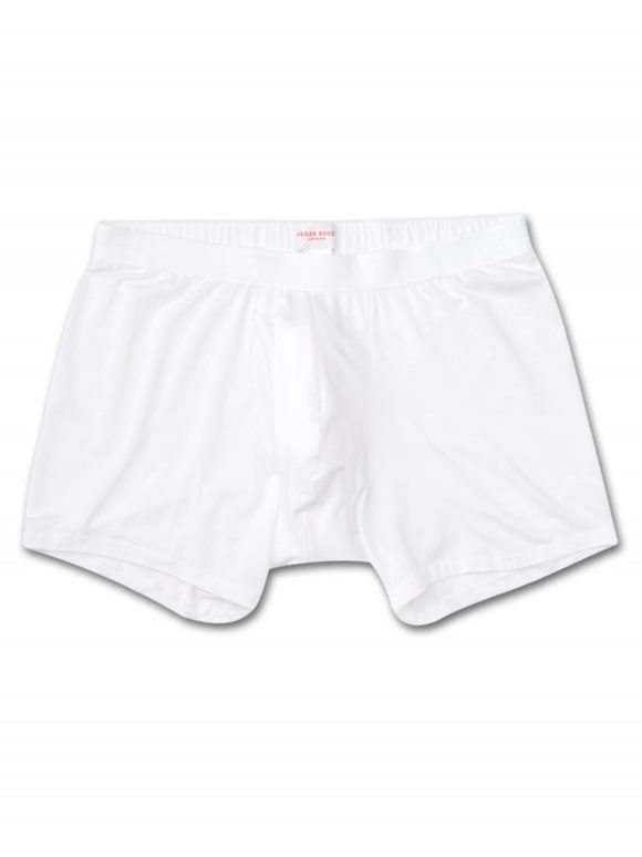 boxer blanc derk rose