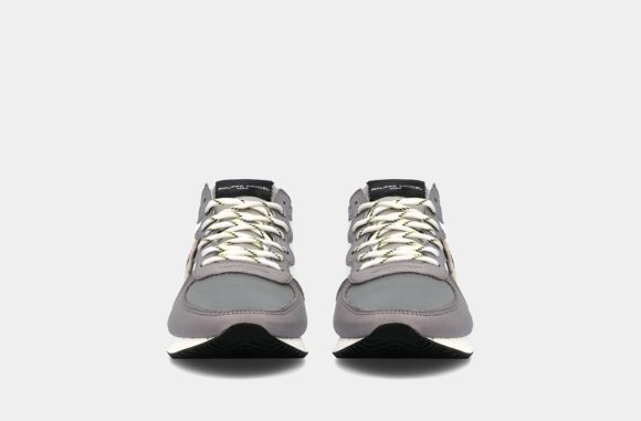 sneakers blanches grises philippe model